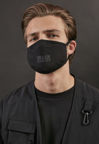 MasterDis Logo Print Face Mask blk