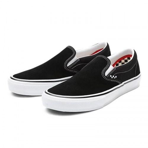 Vans Skate Slip On Shoes black white