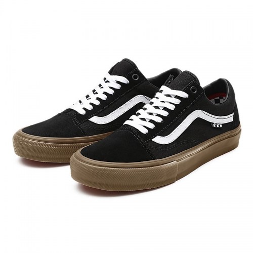 Vans Old Skool Skate Shoes black gum