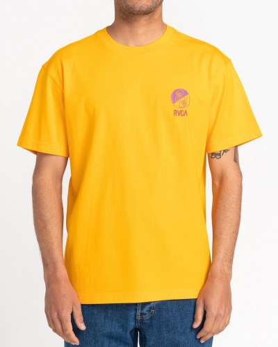 Rvca Hi Dez T-Shirt marigold