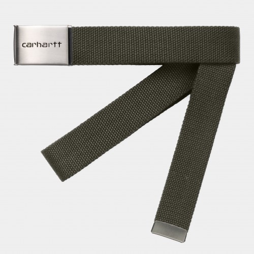 Carhartt WIP Clip Belt Chrome cypress