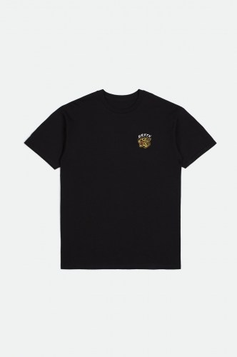Brixton Kit T-Shirt black worn wash