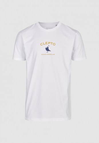Cleptomanicx Gullflyers T - Shirt white
