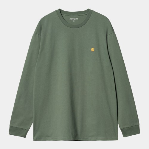 l-s-chase-t-shirt-duck-green-gol