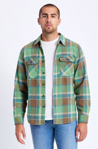 Brixton Bowery L/S Flannel Hemd toffee