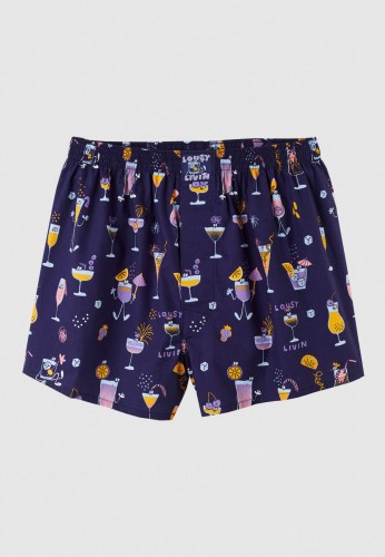 Lousy Livin Cocktails Boxershorts navy