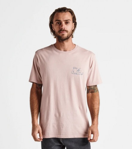 Roark Mount Unhustle T-Shirt dusty pink