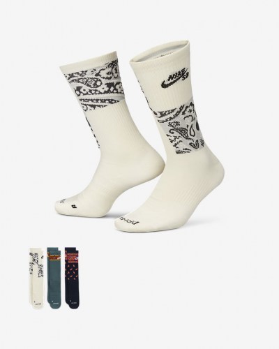 Nike SB Everyday Max 3 Pack Socken paisly