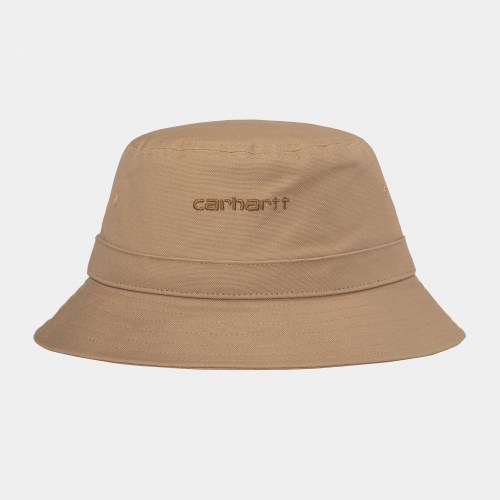 Carhartt WIP Script Bucket Hat nomad hamilton brown