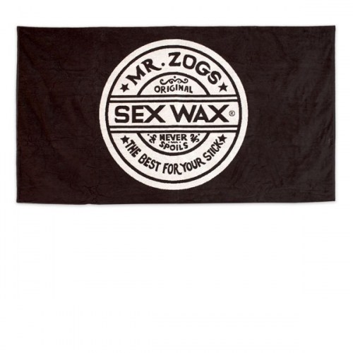 Sexwax Beach Towel black