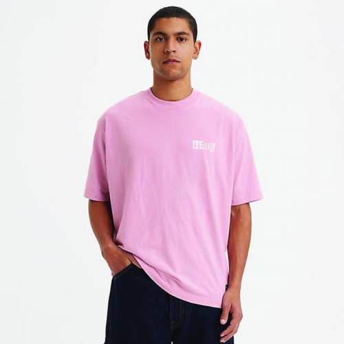 Levis Skateboarding Skate Graphic Box T-Shirt core pink